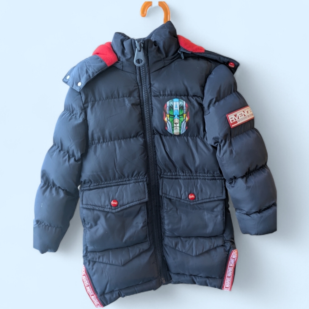 Marvel Avengers Black and Red Kids Jacket